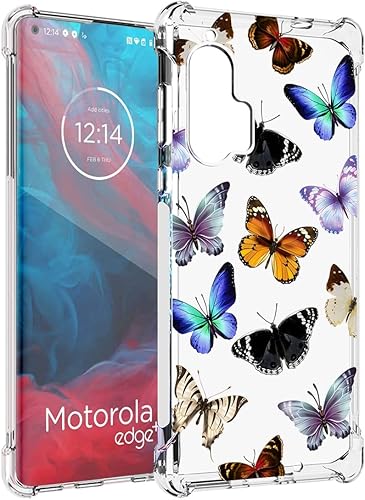 Miniatura 3 de Funda para Moto Edge Plus/Motorola Edge+ XT2061 Linda funda, transparente y flexible parachoques TPU suave goma silicona funda para teléfono