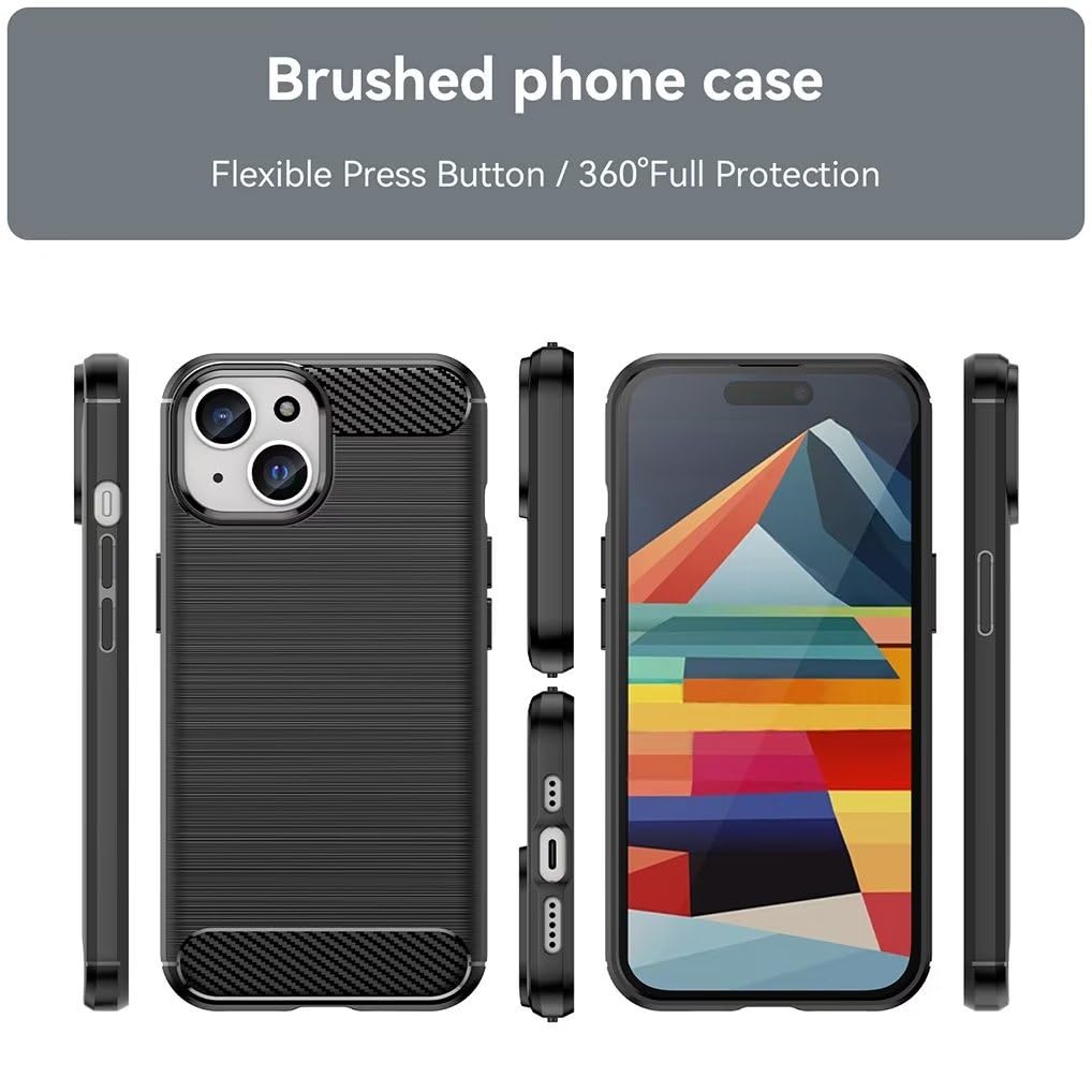 SEAHAI Cover Ultra Sottile Per Xiaomi 14 Ultra | Custodia In Silicone Morbido E TPU | Antiscivolo E Antiurto Nero