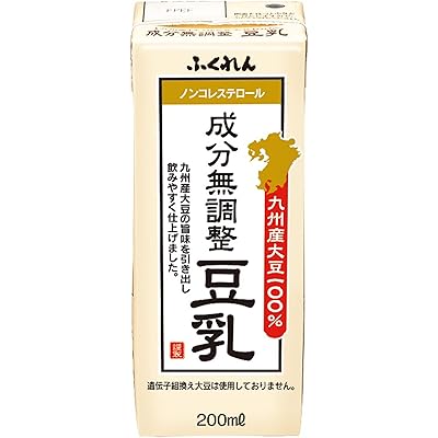 ふくれん 九州産大豆成分無調整豆乳 200ml×24本