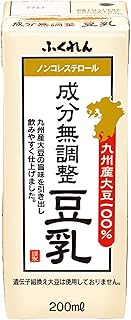 ふくれん 九州産大豆成分無調整豆乳 200ml×24本
