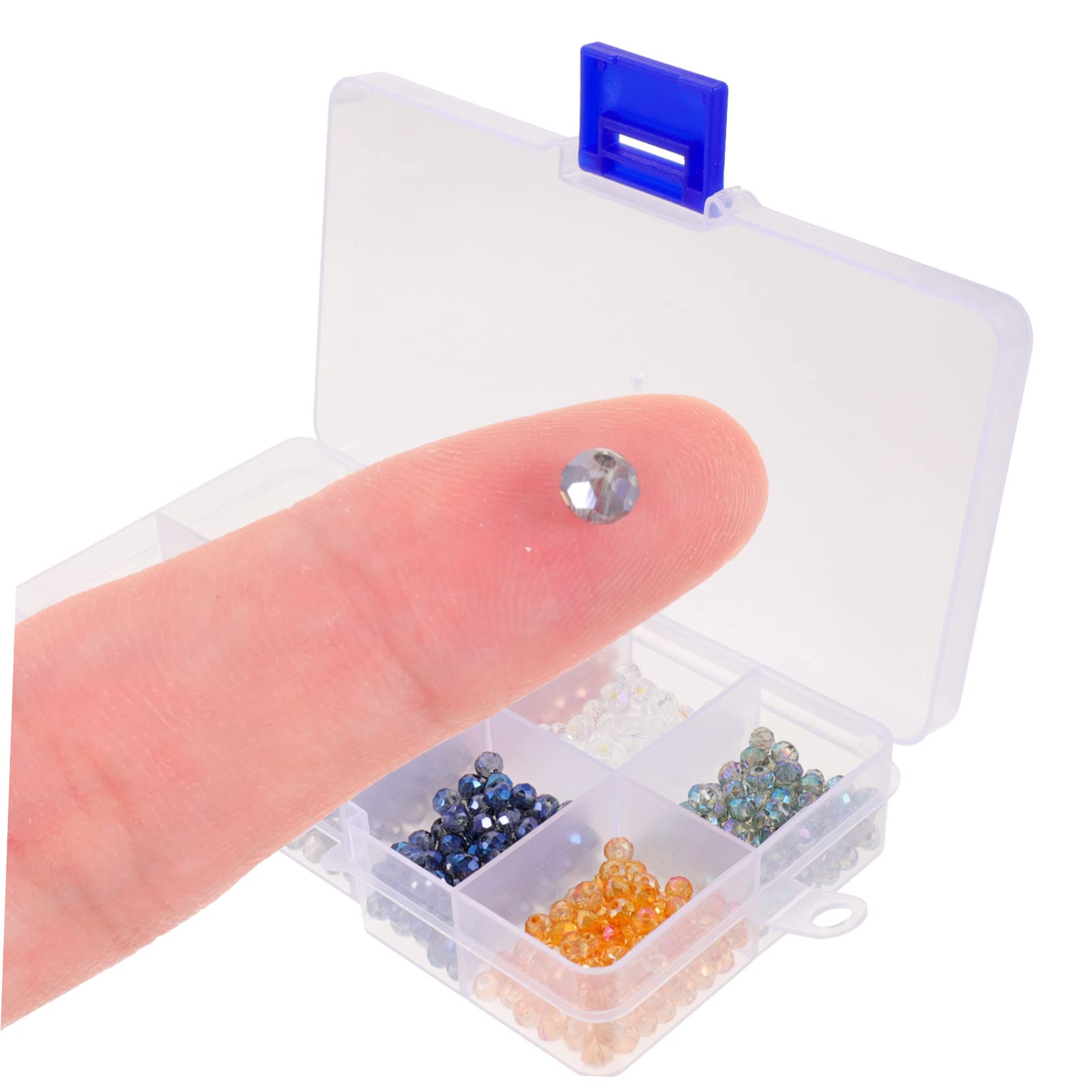 SHINEOFI Abalorios De Vidrio Para De Perlas Espaciadoras Para Collares y Pulseras Accesorios De Joyería Artesanal Para Manualidades y Creaciones Personales