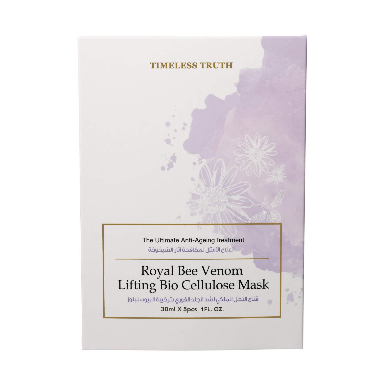 Timeless Truth Royal Bee Venom Lifting Bio Cellulose Mask (Box of 5)