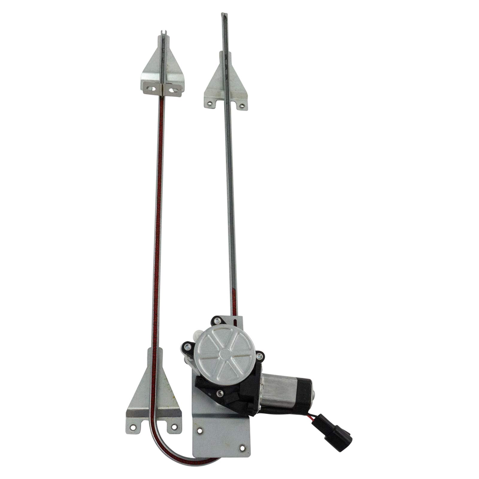TRQ Front Left Power Window Regulator &amp; Motor Assembly Drivers Side | For 1987-1996 Peterbilt 357 1988 378 2003-2005 379