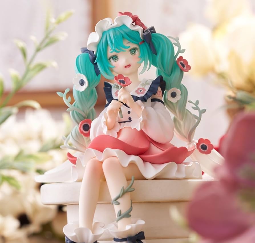 【新品未開封】初音ミク　ぬーどるストッパー　Flower Fairy アネモネ Amazon.co.jp: 初音'ミク ぬーどるストッパーフィギュア​ Flower