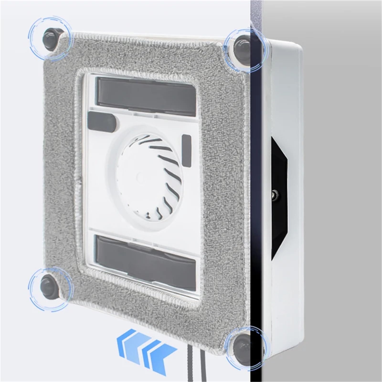 Fensterreinigung Roboter Ersatz Pads,Kompatibel Mit ABIR | Kompatibel Mit WD8 Wiederverwendbar Waschbar Rags Fenster Waschen Glas Ersatzteile(12Pack)