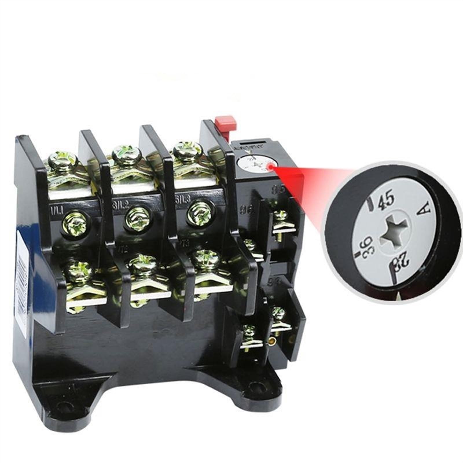 1 pz Relè di Protezione Motore relè sovraccarico Termico JR36-63 63A Corrente 50-60HZ 3 Poli No NC 20-32A 28-45A 40A -63A 690V(40-63A)