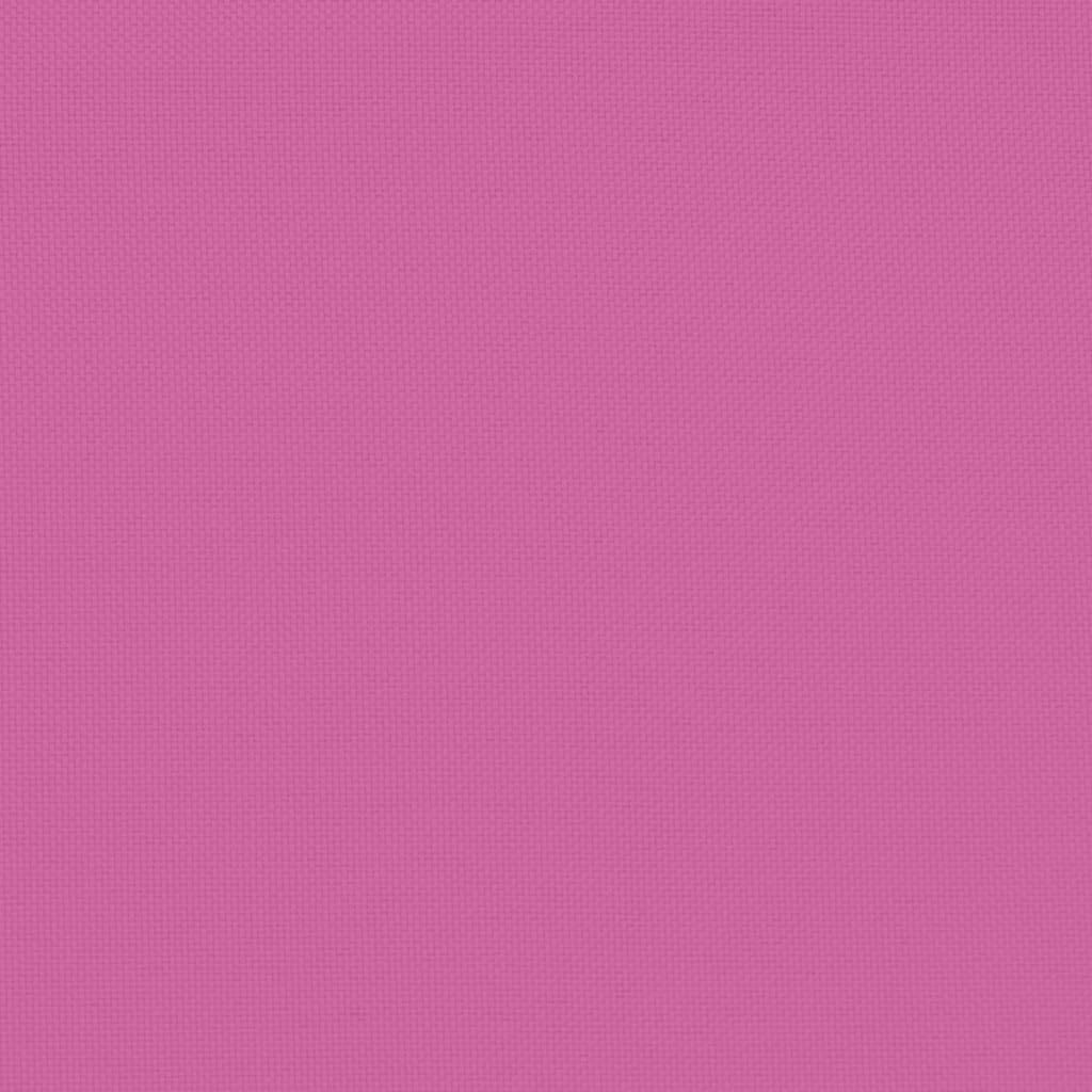 Cuscini per Panca da Giardino 2 pz Rosa 120x50x7 cm | Set imbottiture morbide con laccetti fissanti per panche da patio, terrazzo e soggiorno, ideali per decorare casa.