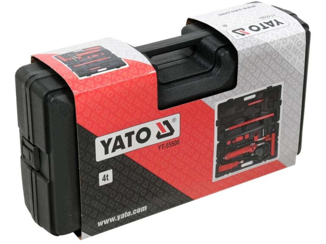 YATO YT-55500 Prensa de taller con accesorios hidráulico
