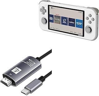 BoxWave Cable Compatible with Retroid Pocket 3+ - SmartDisplay Cable - USB Type-C to HDMI (6 ft), USB C/HDMI Cable for Retroid Pocket 3+ - Jet Black