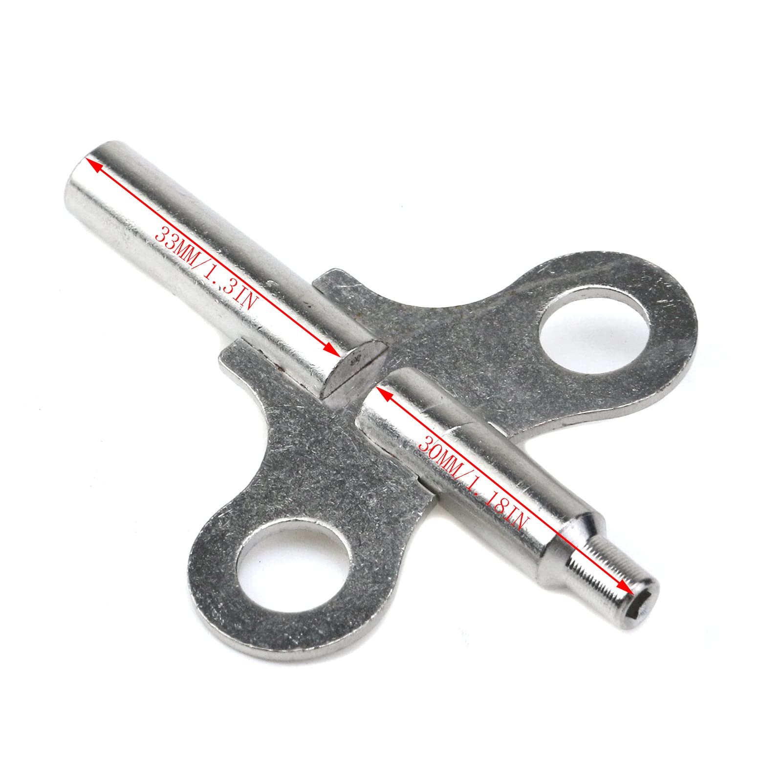 Chiave Doppia Per Orologi Da Parete | Metallica 4,4 Mm E 2,2 Mm | Accessorio