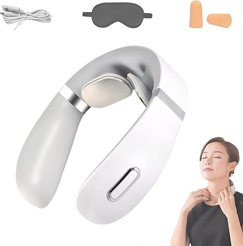 HVZZ Masajeador de cuello, masajeador de cuello inalámbrico portátil (1 unidad)