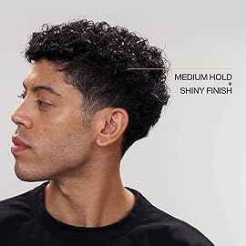 Redken Brews Holding Gel For Men | Men\'s Hair Gel | Medium Hold Styling | Medium Shine | Flake-Free, No Crunch Styling | For All Hair Types, Great For Curly Hair |5 Fl Oz