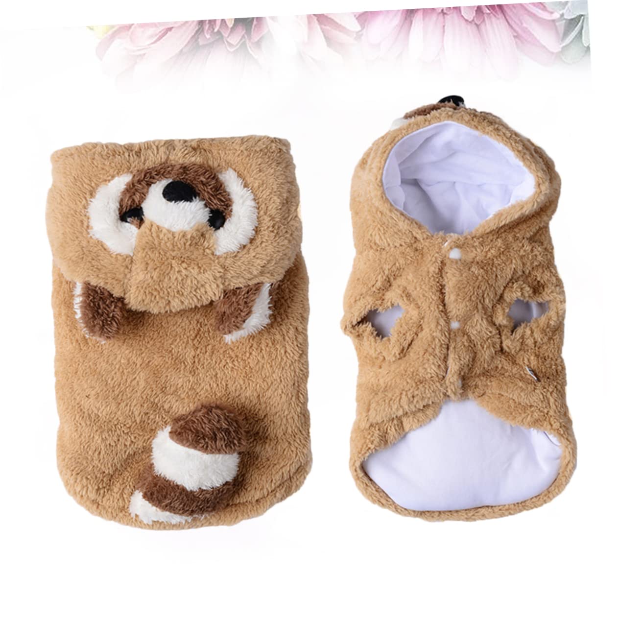 HEMOTON Cappotto in Cotone per Cani Abbigliamento per Animali Domestici Felpe Cappuccio per Uso Quotidiano e Attività all Aperto