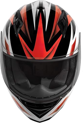 Miniatura 4 de VCAN VX Casco Ligero de Cara Completa para Motocicleta de Calle con Visera Extra Tintada, Tecnología Coolmax y Listo para OTG, Aprobado por DOT