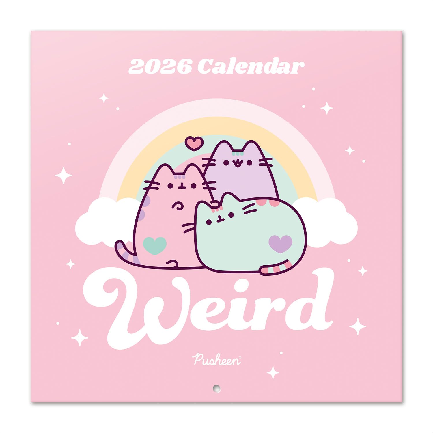 Grupo Erik Wall Calendar 2026 - Pusheen Calendar 2026 | Square 30 x 30 cm - 12 x 12 inches Wall Planner, Family Planner Month To View | Pusheen Gifts For Cat Lovers, Gifts For Friends