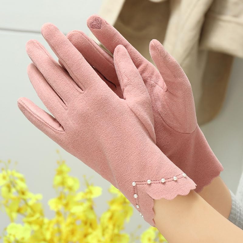 mippo mastyle® women's knit gloves double layer thermal windproof cycling for party wedding