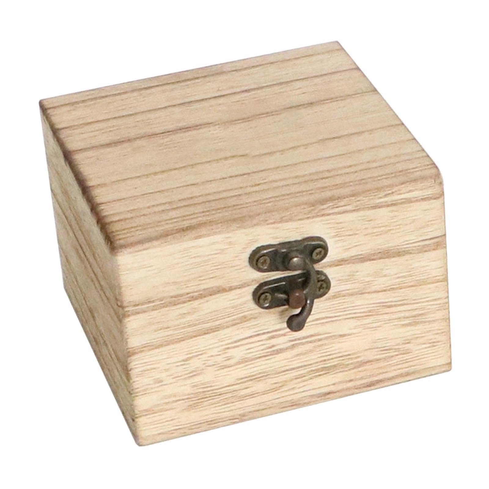 TWISAXC Refined Wooden Watch Display Case Single Slot With Scratch Free Linen Soft Crafted With Sturdiness Earrings Single Display Luxury Storage Case