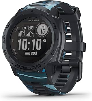 Amazon | ガーミン Instinct Dual Power Surf Edition Pipeline