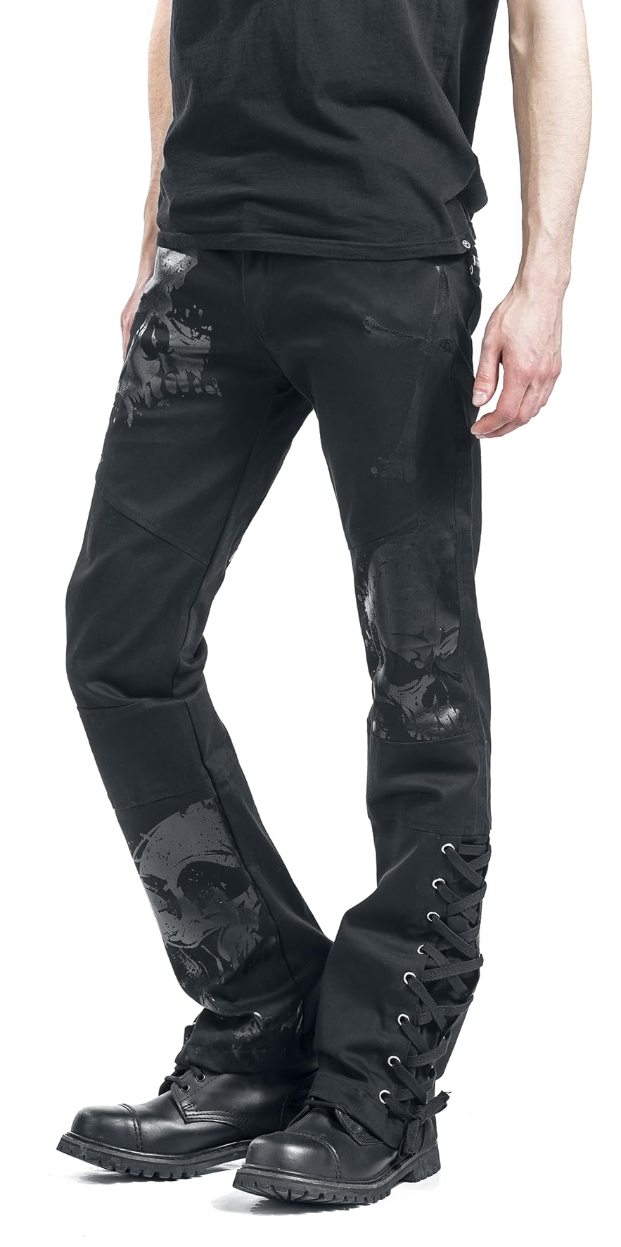 Adrian Pant Boot Cut Männer Stoffhose schwarz