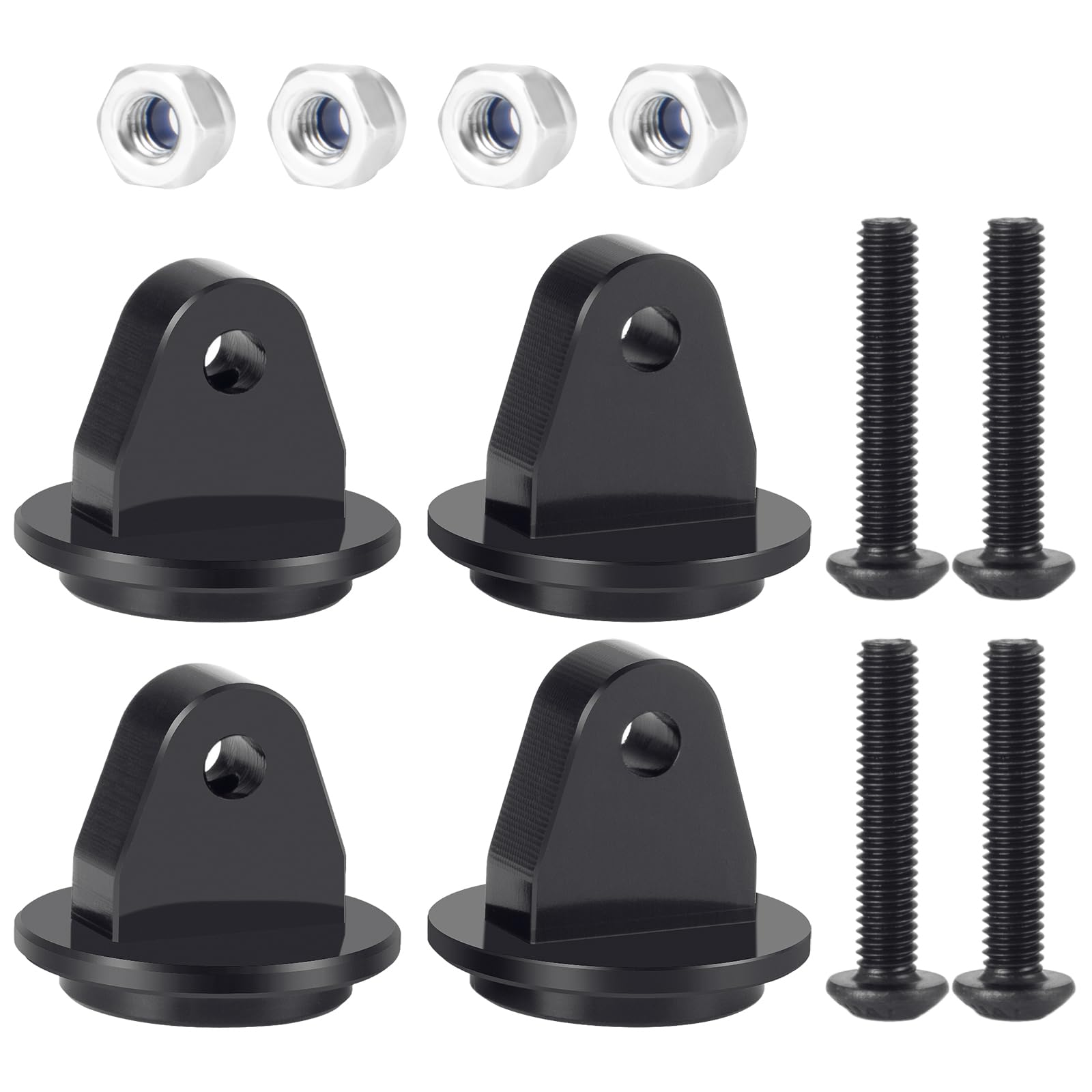 AXspeed Aluminium Front & Rear Shock Tower Set Shock Mount for 1/12 Tamiya Lunch Box Upgrade Parts