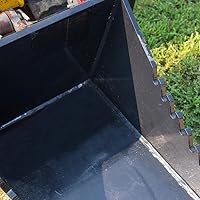 Vista 9 de Titan Attachments Mini minicargador de tocones con minicargador, cubo de tocón para minicargadora compacta con montaje estilo Toro, borde de ataque