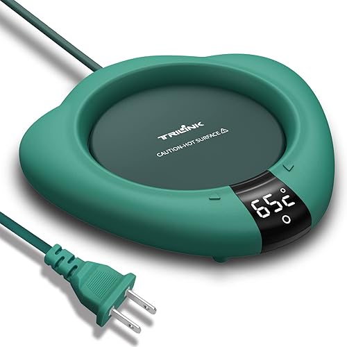 Miniatura 1 de Calentador de taza de café (sin taza), calentador eléctrico de tazas para escritorio, 3 niveles de temperatura, apagado automático, calentador de