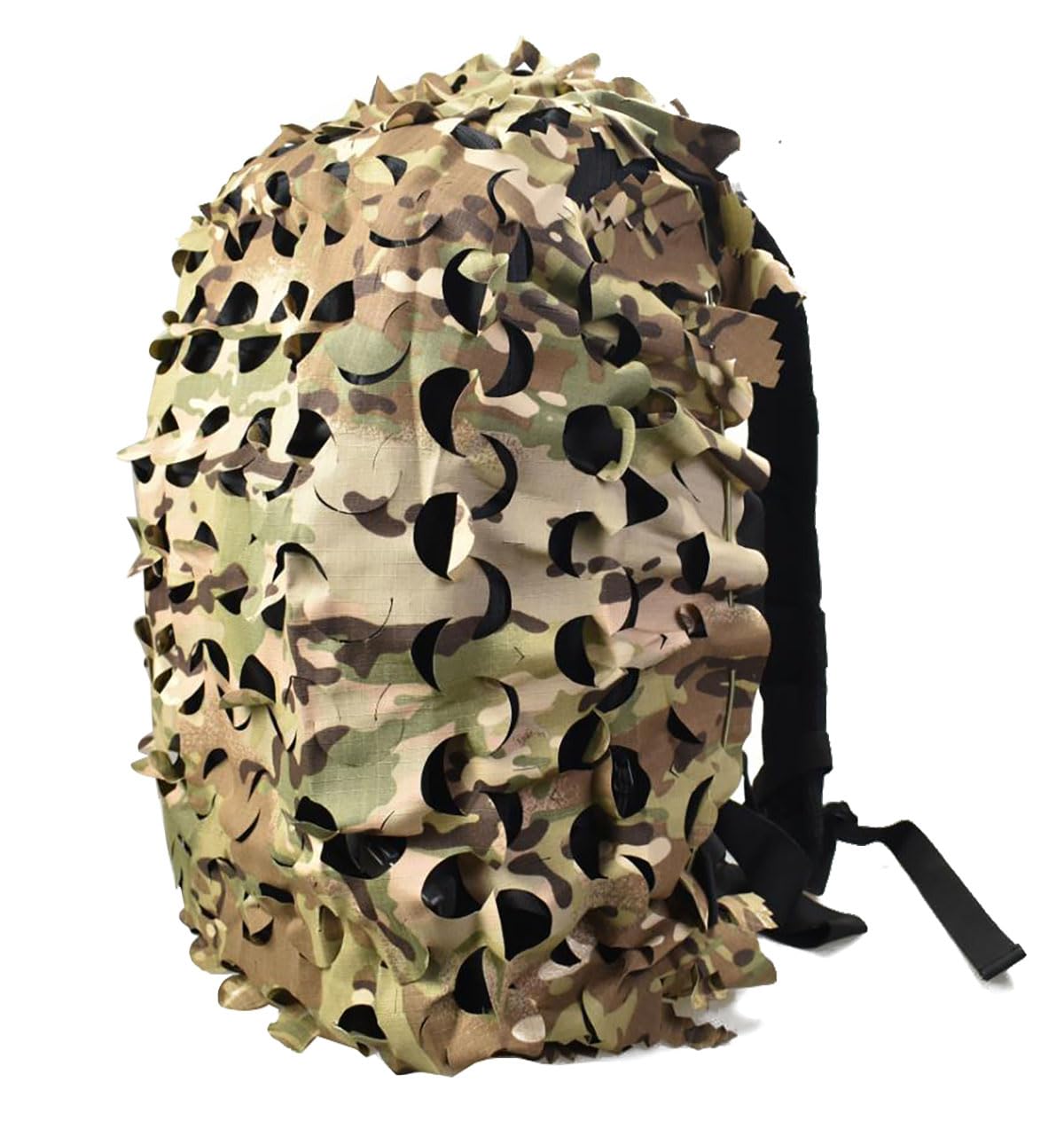 Hdlsina Breathable Mesh Camo Pack Cover Tactical Backpack Cover for Tactical Backpack, Rucksack (Camo Medium fit 40-60 L)