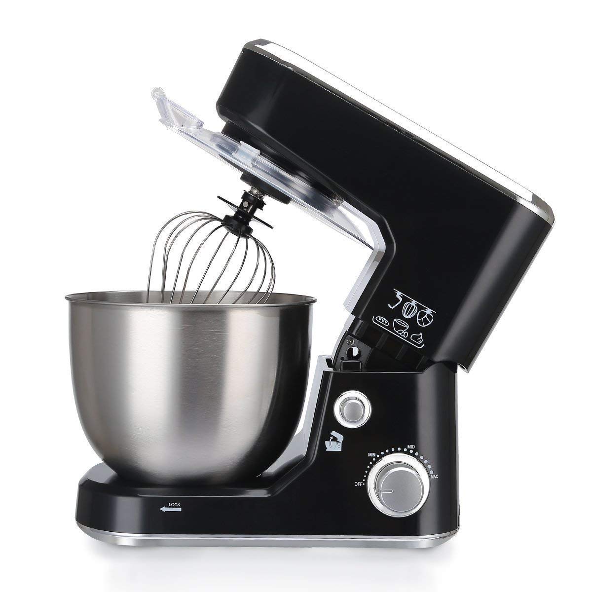 Buy Cusimax 800W 5Quart Stand Mixer, Stainless Steel with Dough Hook