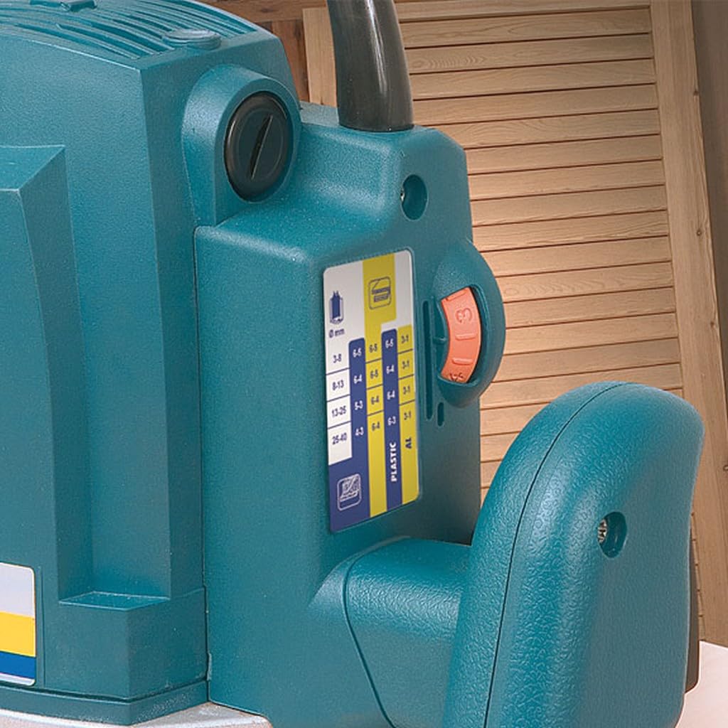 VIRUTEX 6000200 - Fresadora tupi electrónica FRE160P 1800W pinza 12mm 23.000 rpm profundidad 60mm 5,4 Kg