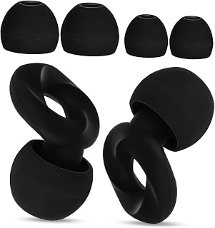 Reusable Silicone Sleeping Noise Blocking Hearing Protection Tips Comfortable Flexible Fit for Travel Concerts and All-Day Wear