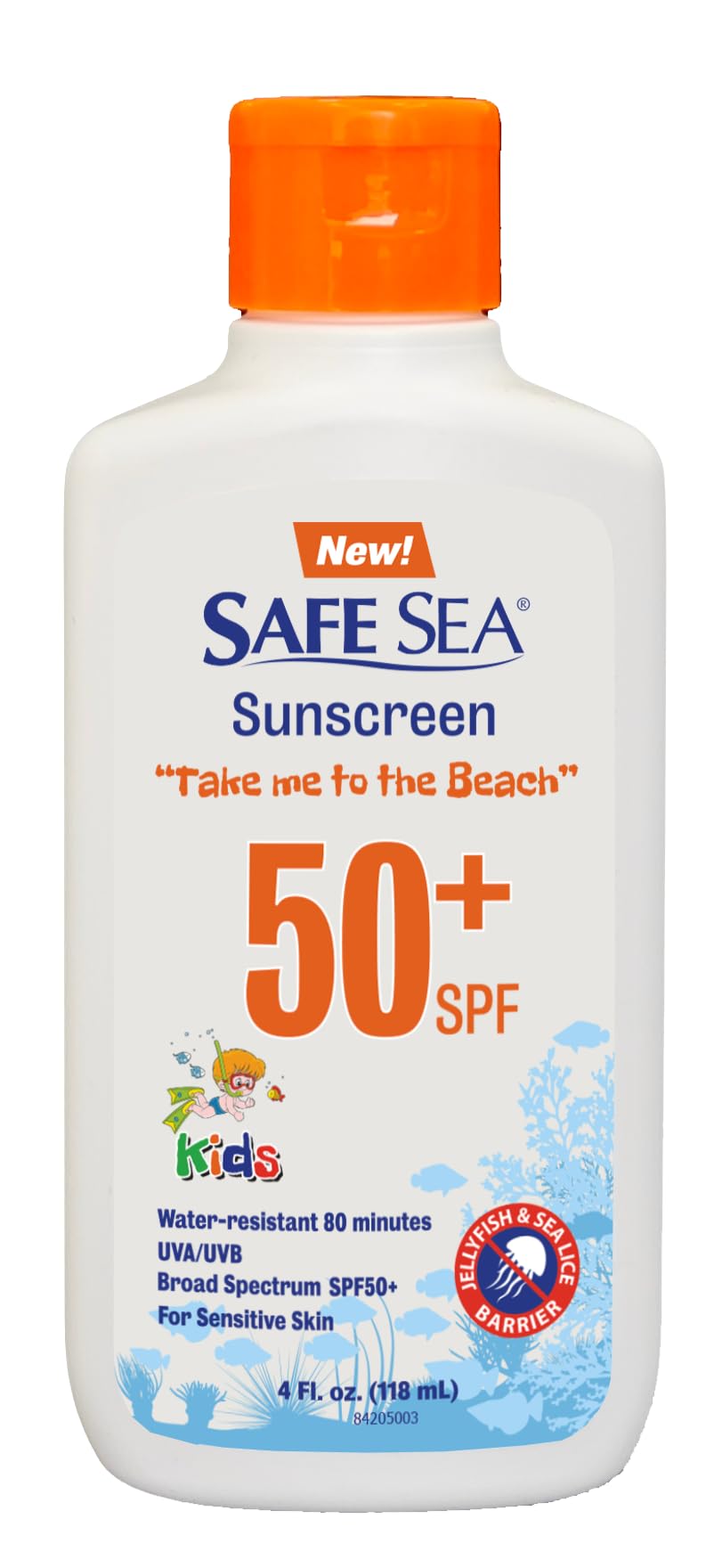 Safe Sea Jellyfish Sting-Blocking Sunscreen for Kids