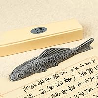 銅製 達磨祖師 文鎮 ペン立て 書道具 文房具 現代工芸品 美術品 置物 銅細工 一鳴驚人 蝉筆架 鎮尺 筆置 書道具 文房具 装飾品 工芸品