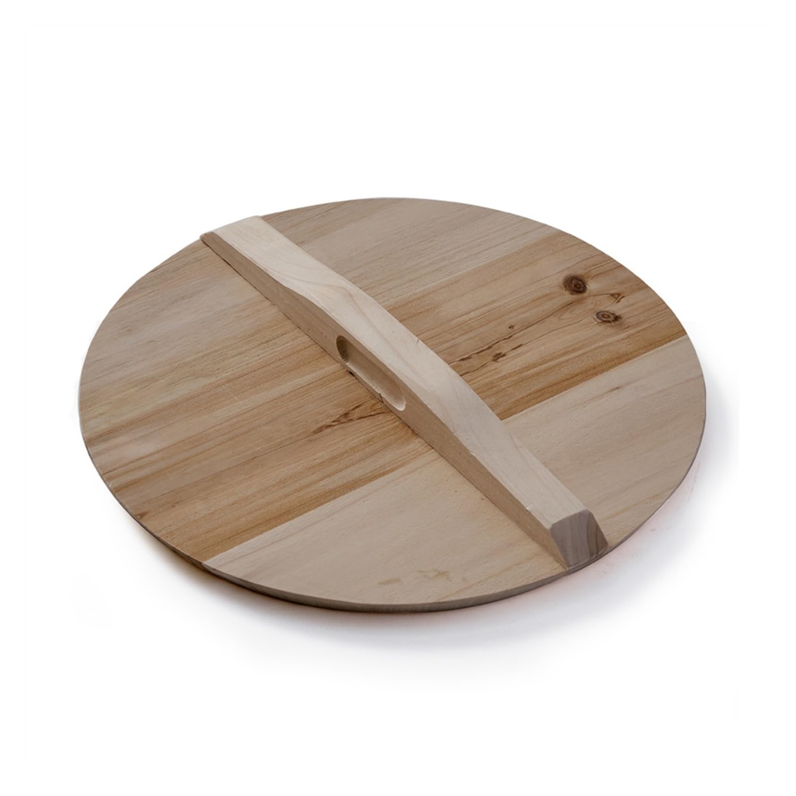 Coperchio Universale in Legno per Wok Coperchio Rotondo in Legno per Wok Coperchio in Legno per Wok con Manico Accessorio da Cucina in Legno Coperchio di Ricambio per Wok Coperchio per,A