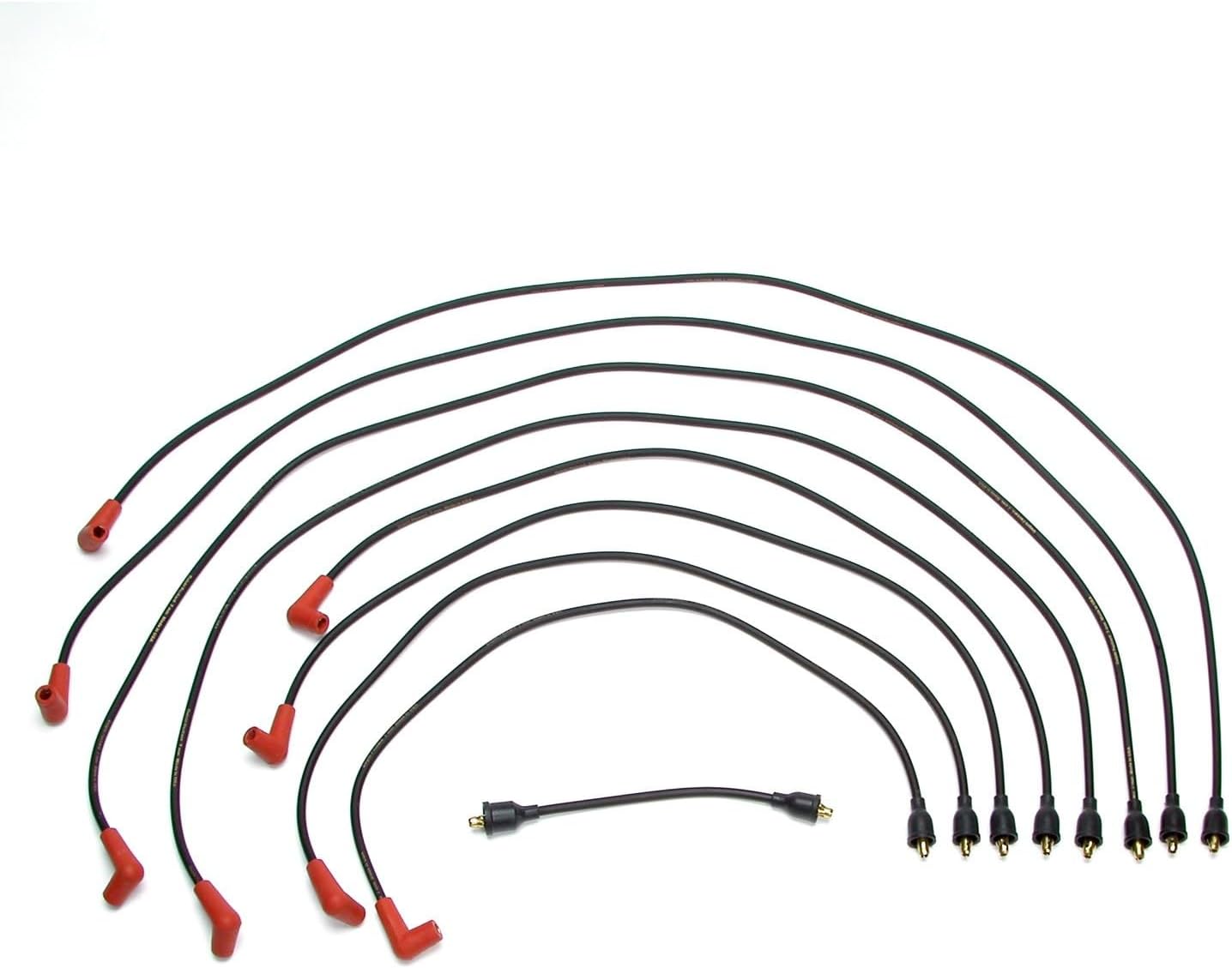 Spark Plug Wire Set - Copper Core, PVC Insulation - Compatible With Chevrolet Corvette 1966-1974 PC-104020
