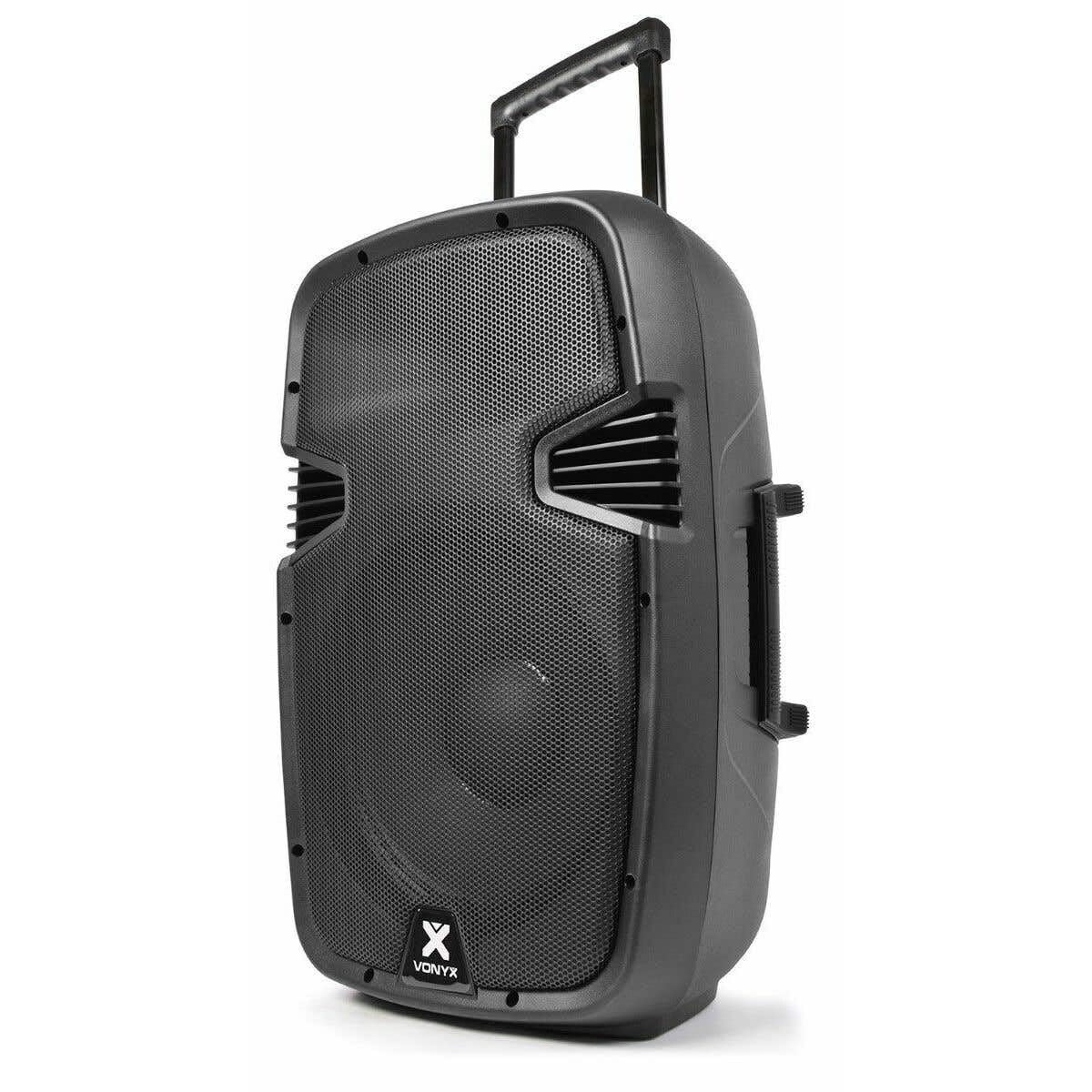 Cassa altoparlante portatile con 2 microfoni e ricevitore bluethooth Melchioni