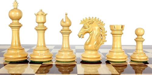Miniatura 3 de House of Chess - Piezas de ajedrez de ébano/boj Encore Staunton 4.5" + 2 reinas adicionales + caja de almacenamiento de madera