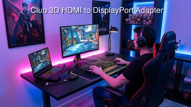 Amazon.com: Club 3D HDMI 2.1 to DisplayPort 1.4 Active Adapter