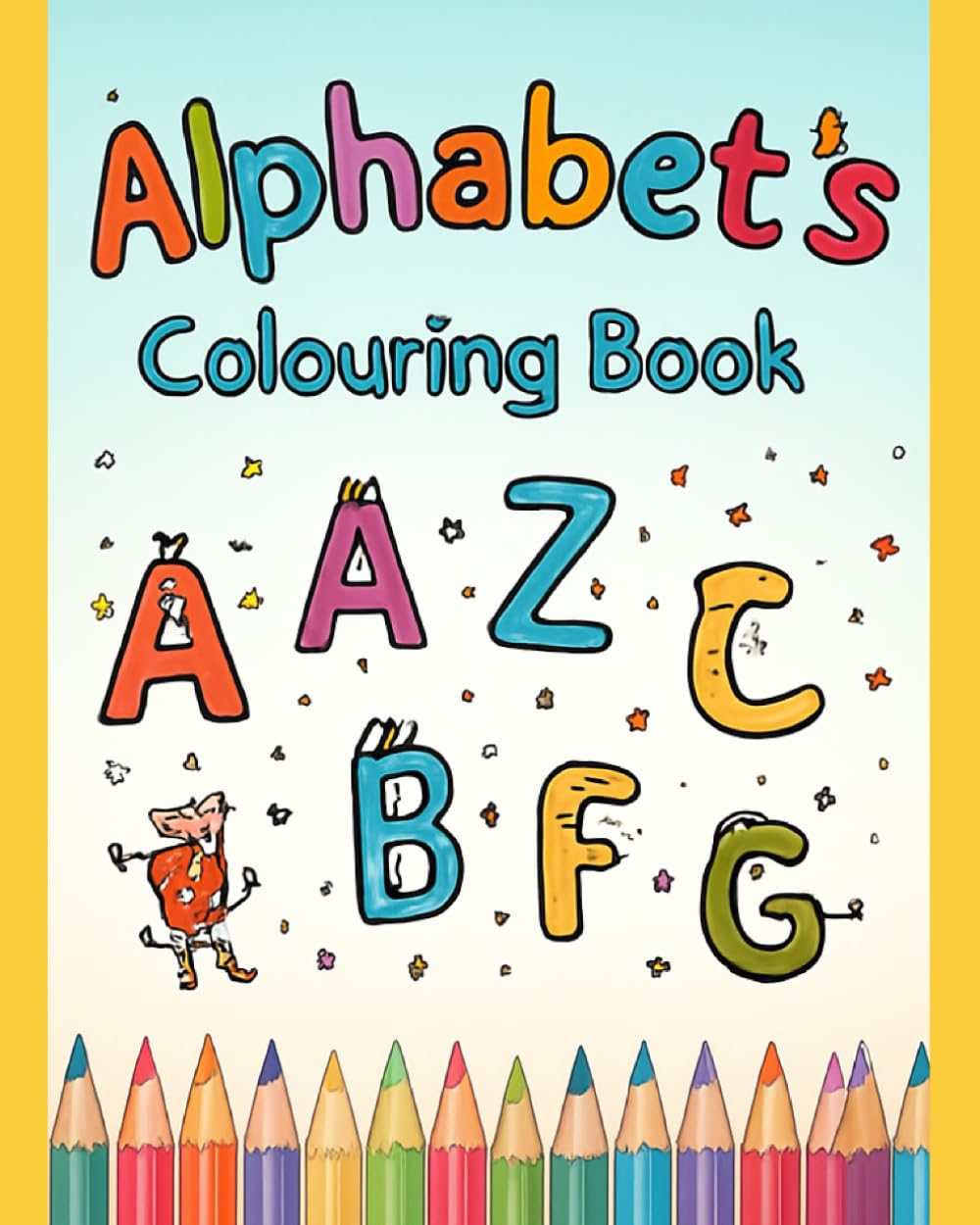 Colouring Book for kids - Alphabet A to Z (Children's Books)