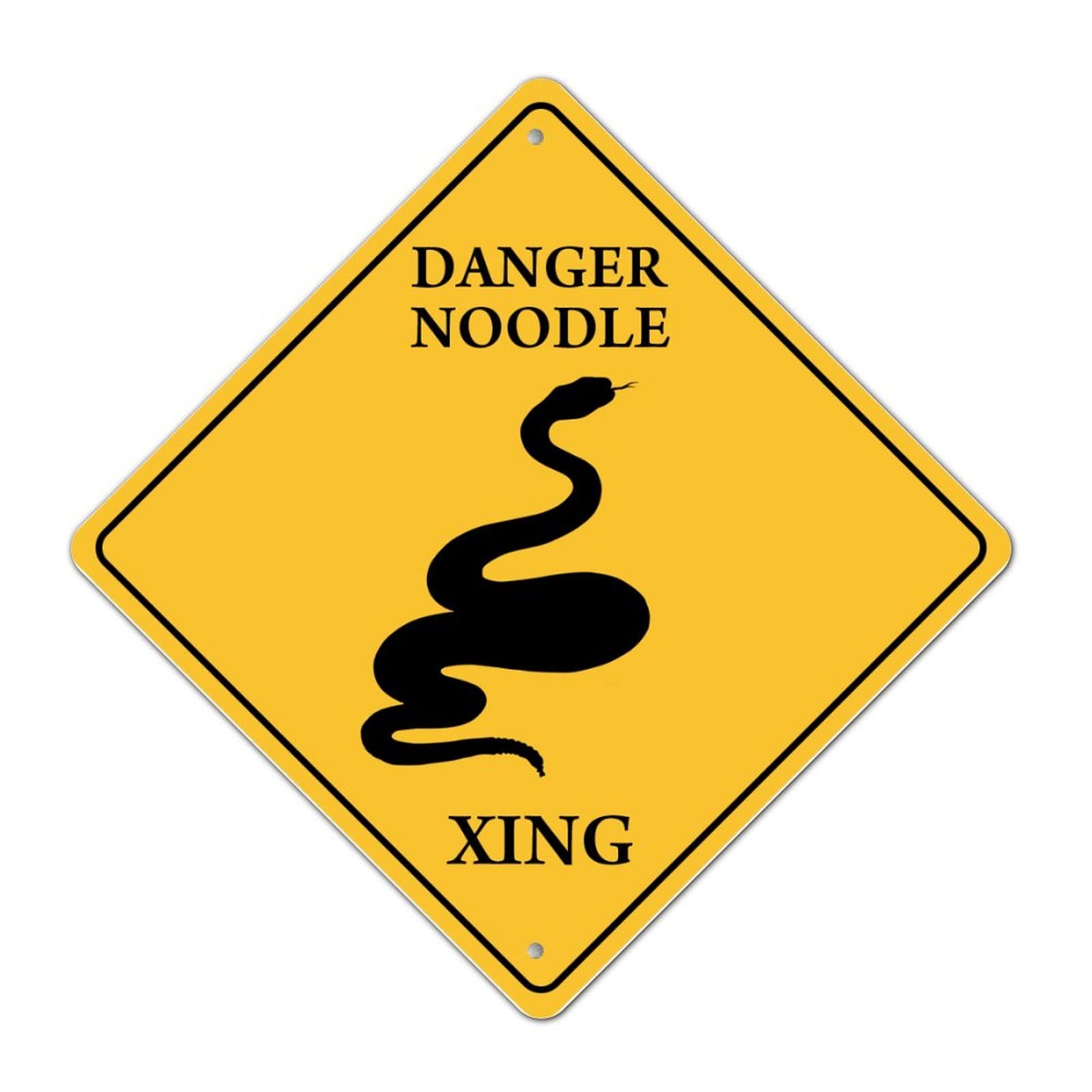 Amazon.com: Caution Snake Crossing Xing Sign Novelty Metal