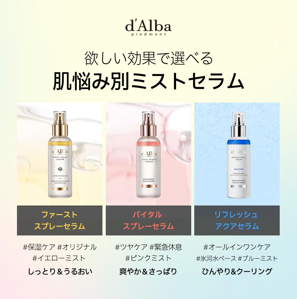 Amazon.co.jp: 【d'Alba公式】ホワイトトリュフ スプレーセラム 3