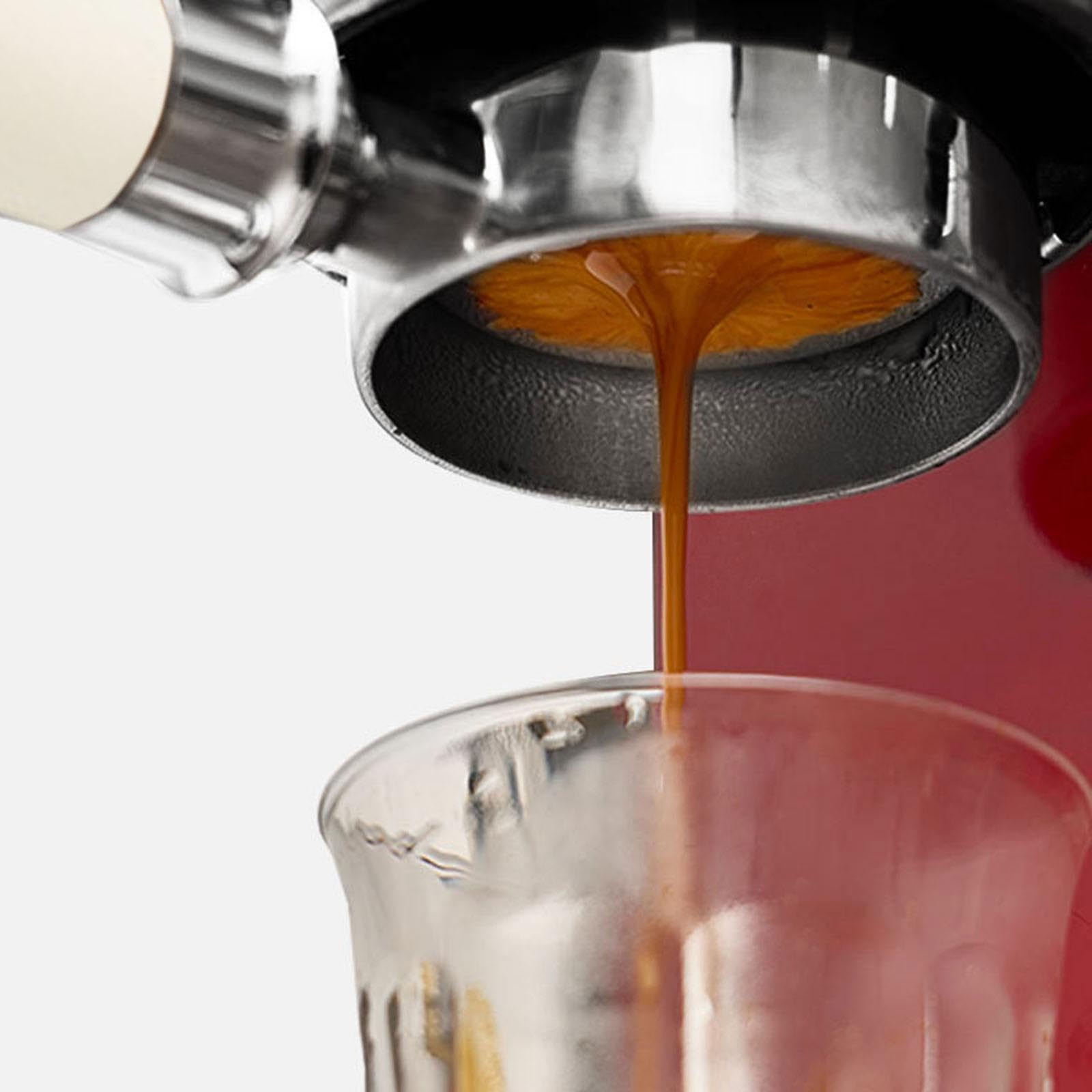 Portafiltro Caffè 51mm Portafiltro Macchina Caffè Portafiltro Filtro Ergonomico Accessorio Estrazione Caffè Adatto a Ristorante, Bianco