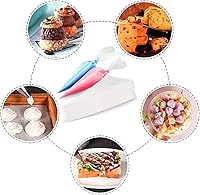 Vista 2 de 100 piezas de bolsas de tubería desechables - Bolsas de tubería sin punta Bolsas de pastelería Bolsas de glaseado para tubería Bolsas