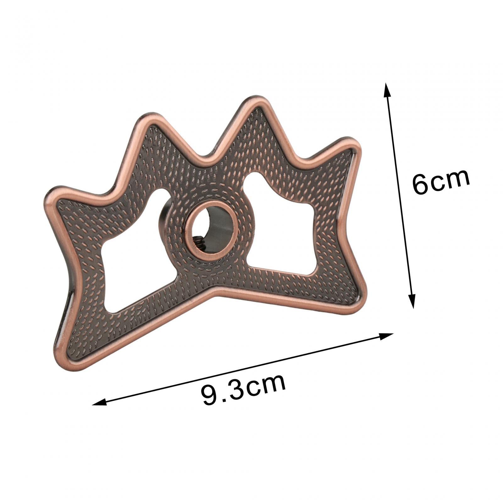 Generic 1Pcs Pool Billiard Bridge Head, Spider Cue Rest Tip Cue Bridge Head, Snooker Billiards Cue Cross Holder Rest (red bronze)