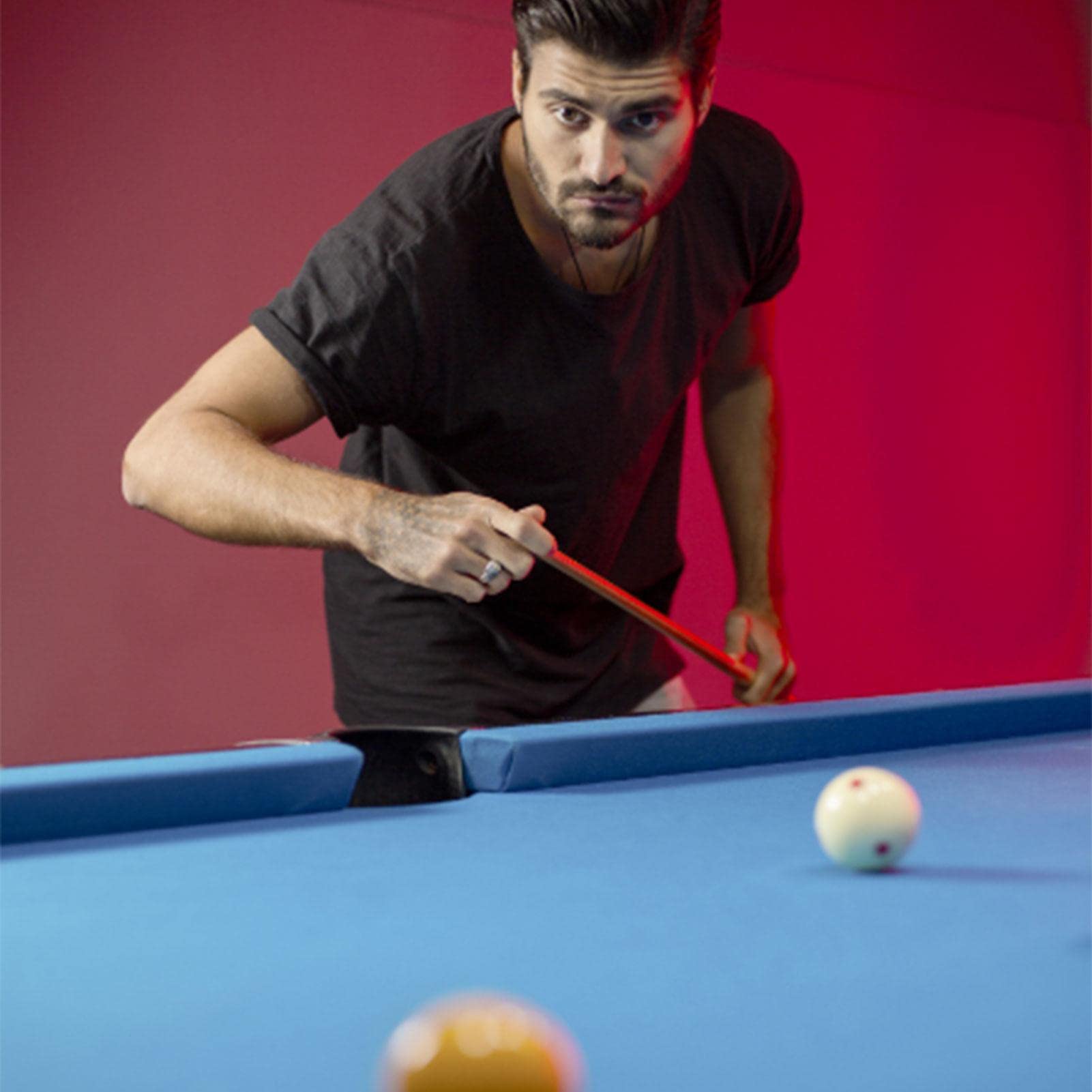 Portagessetti Magnetico Per Biliardo In Pelle - Accessorio Da Cintura Per Allenamento E Tempo Libero - Foto 5