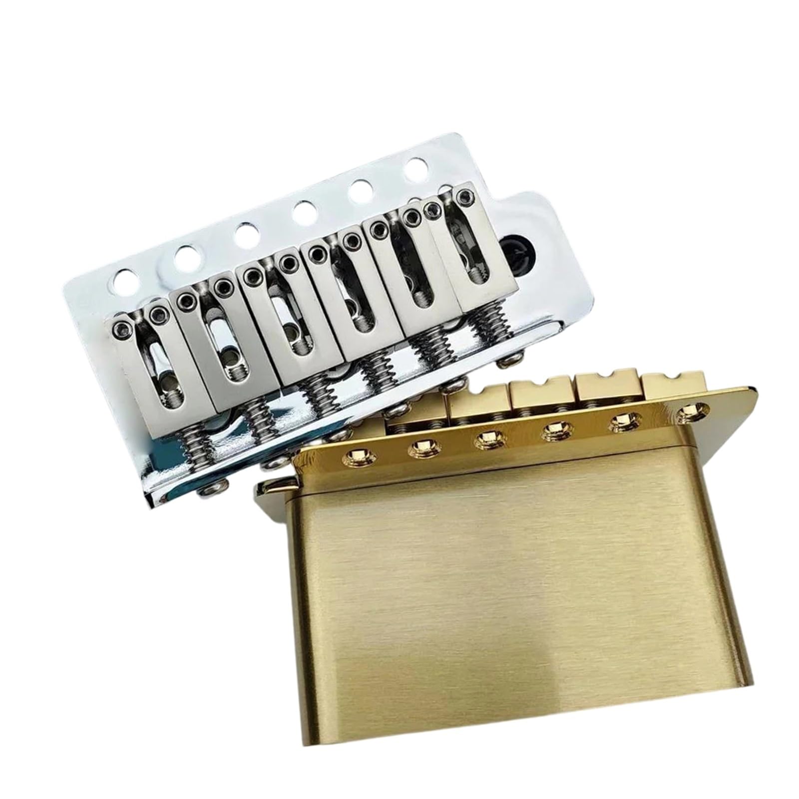 Mostek Gitarowy Mostek Tremolo Do Gitary Elektrycznej O Średnicy 52,5 Mm Z Blokiem Cynkowym Lub Mosiężnym Trwała Część Zamienna(Type3)
