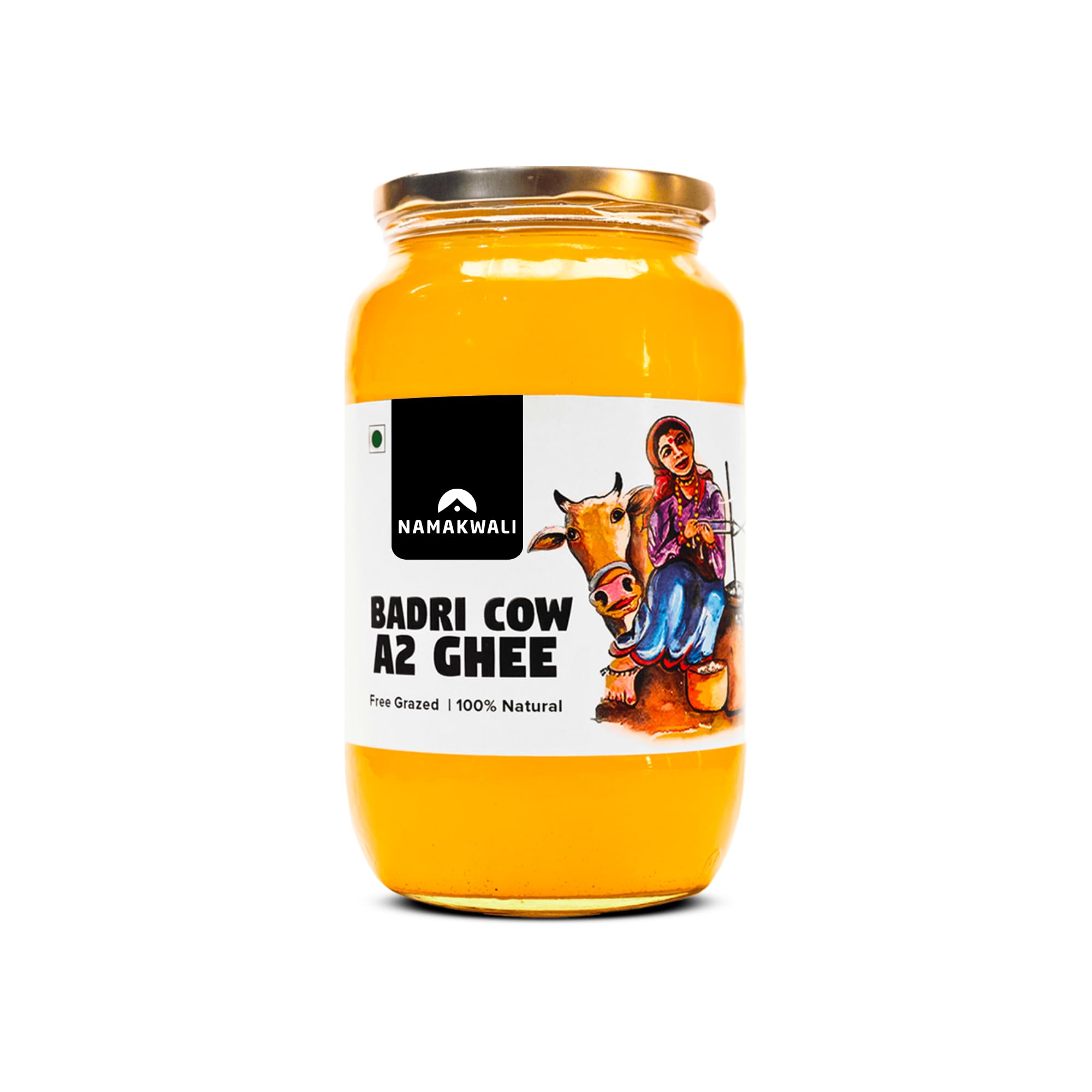 Namakwali Pahadi A2 Badri Cow Ghee, Bilona Method, 1000ML As Seen On SharkTank India S3