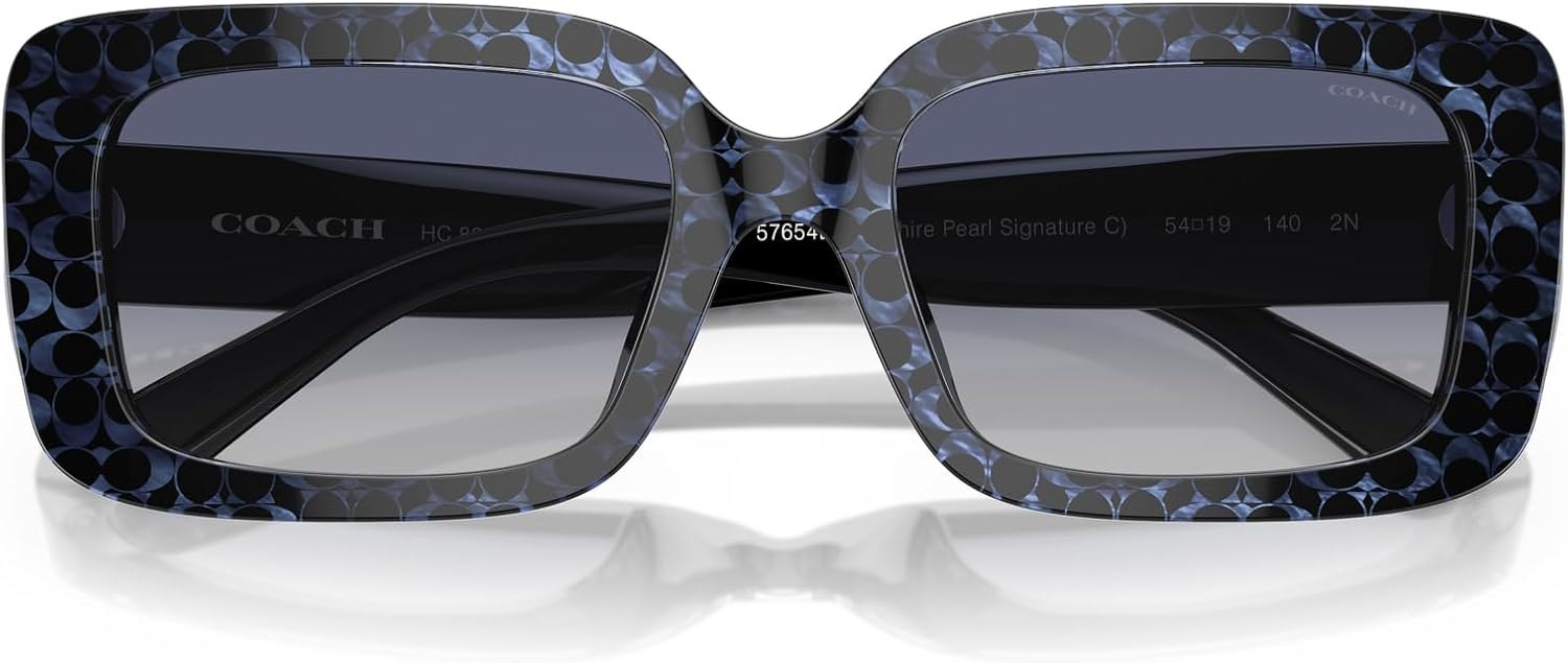 Coach womens Hc 8380u Rectangular Sunglasses