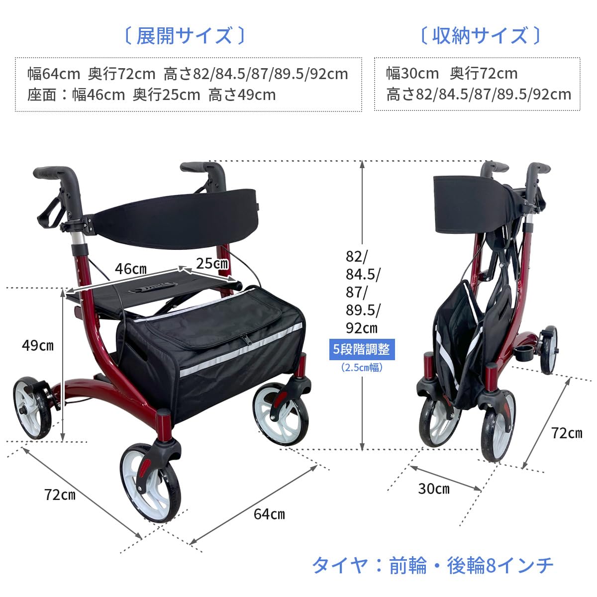 Amazon.co.jp: 楽々健: 歩行器・シルバーカー