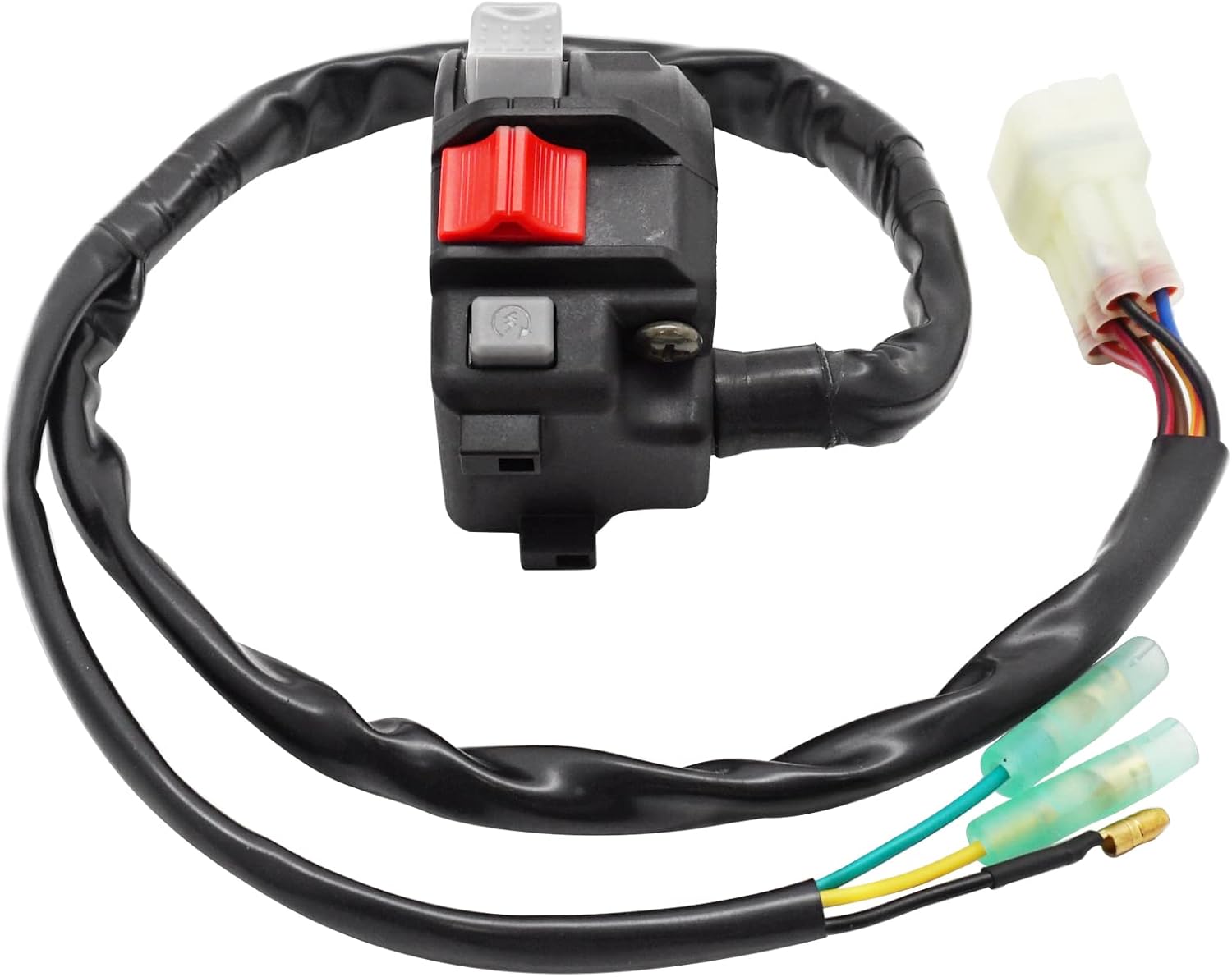 M MATI Handlebar Switch Control Start Stop Kill Headlight Button for Yamaha Breeze 125 YFA-1 2002-2004 3FA-83973-29-00 3FA-83973-20-00