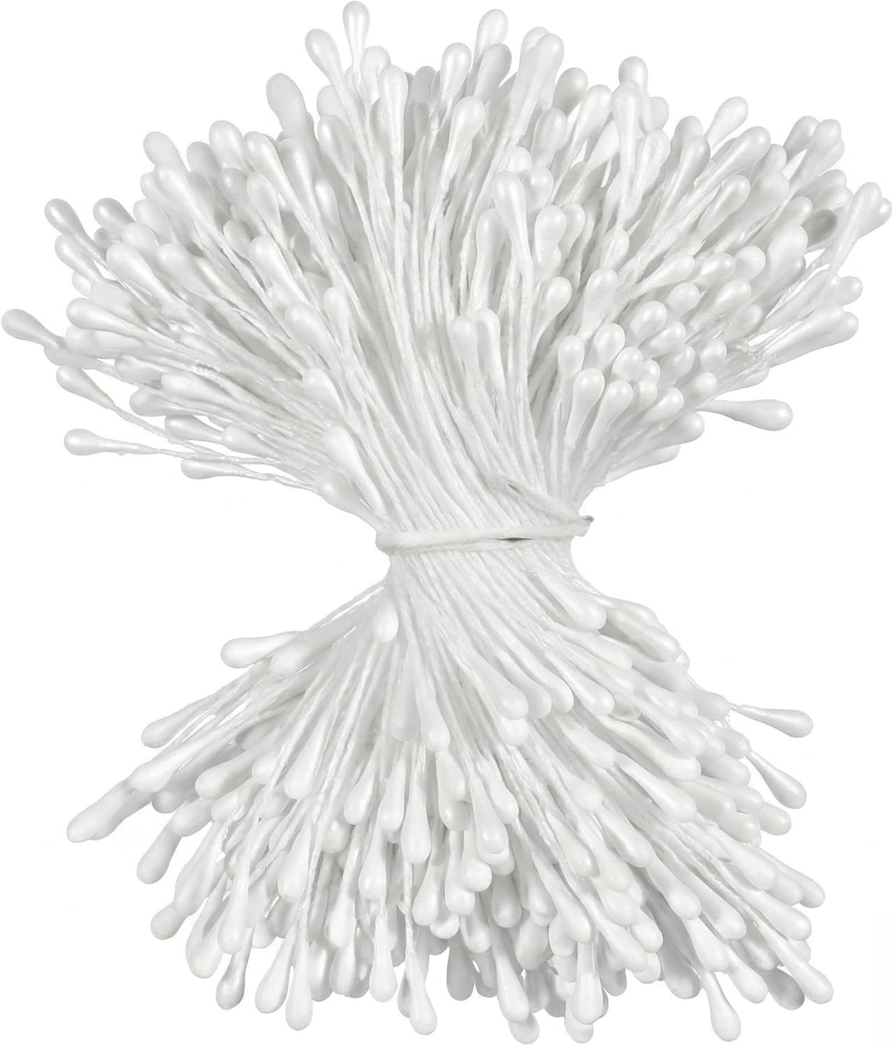Levin White Flower Stamens for DIY Crafts 400Pcs Double Head 2mm-image-43